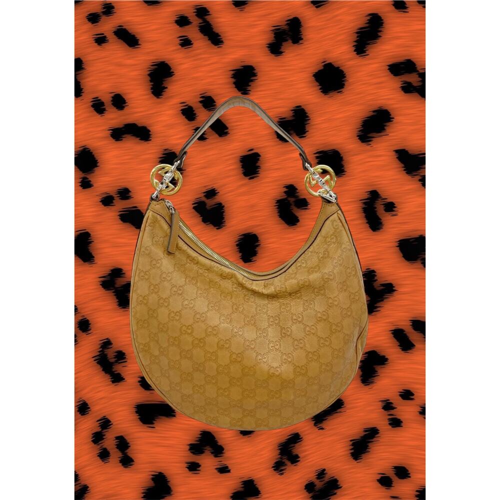 Gucci Guccissima Twin Hobo